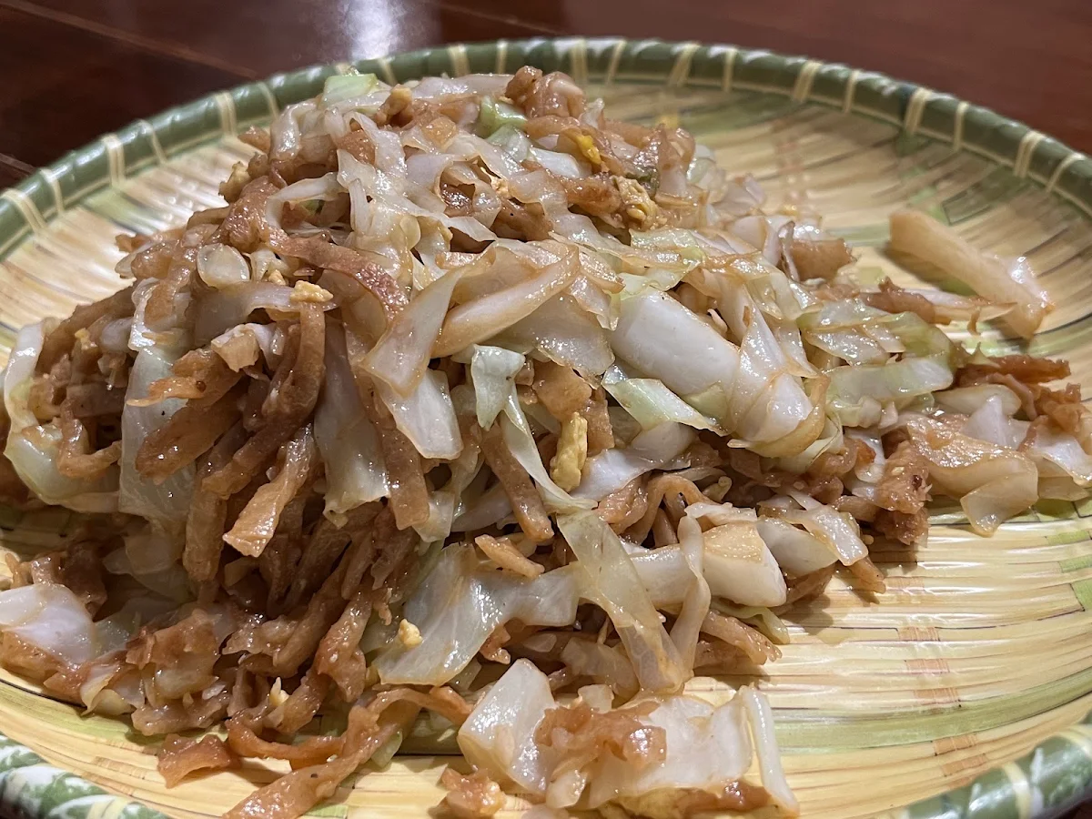 Stir Fried Shredded Dough w Eggs Pork 巷子炒饼